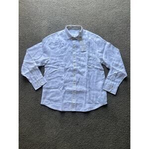 100% AUTHENTIC Tommy bahama Men's Paradise Breezer Linen Long-Sleeve Shirt
